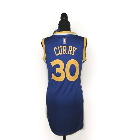 NWT! Adidas Golden State Warriors Swingman Stephen Curry Jersey Dress XL - Picture 5 of 11